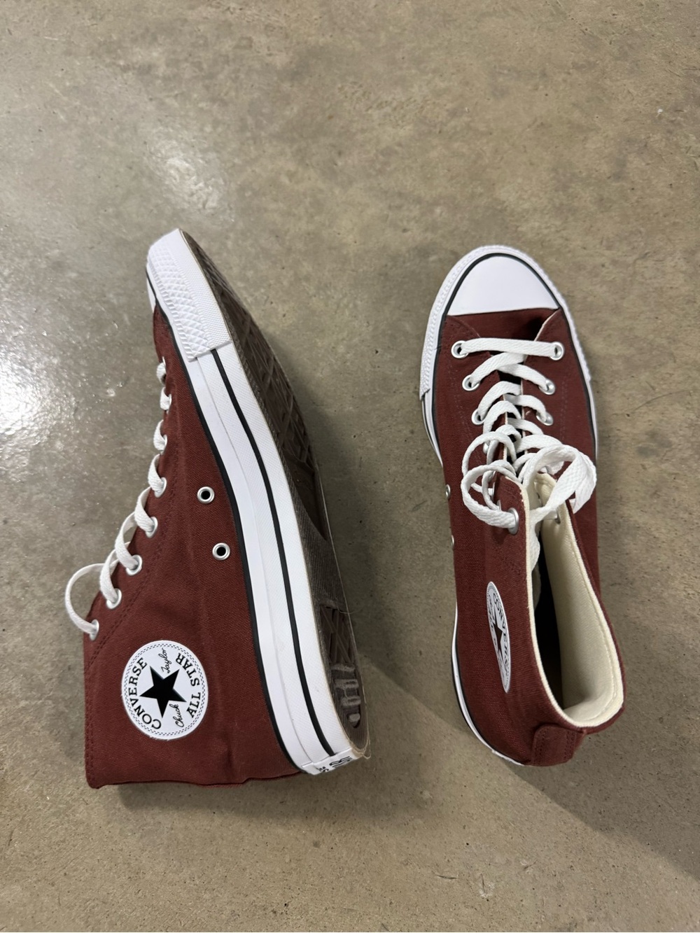 Converse High Top Sneakers - Rust/Brown ‘Rosewood’